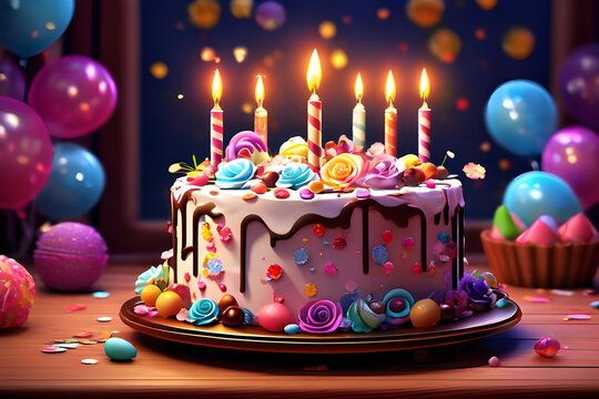 Happy Birthday To You Cake Hd