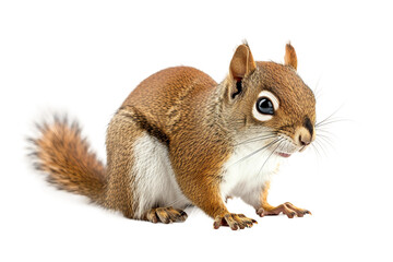A Squirrel isolated on transparent background
