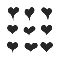 Vector love bundle on white background

