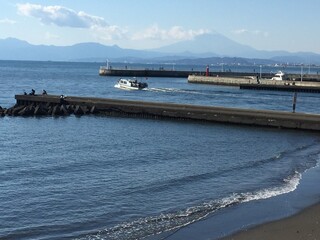 江の島から望む富士山