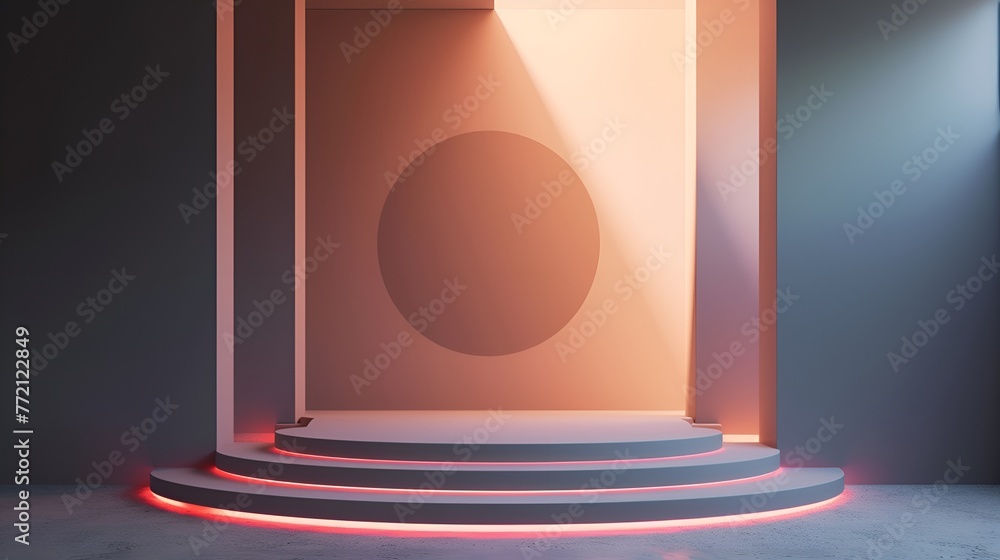 Poster computer generated presentation background empty professional, computer generated, presentation back