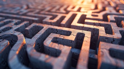 labyrinth , Business concept