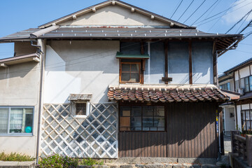 日本の鳥取県倉吉市のとても古くて美しい建物