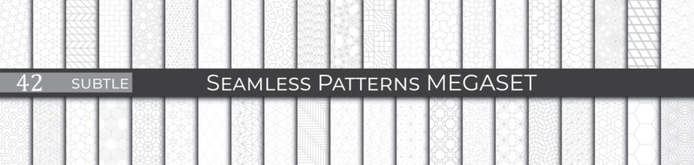 Orient pattern set. Subtle asian print design. Vector boho pattern - 772129627