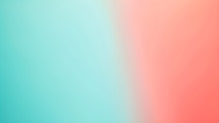 Cerulean and Coral Gradient Background, Copy Space, Cerulean, coral, gradient, copy space