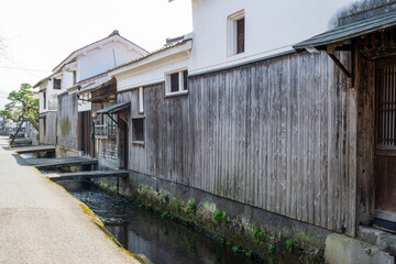 日本の鳥取県倉吉市のとても古くて美しい建物