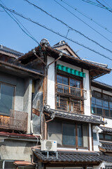 Fototapeta na wymiar 日本の鳥取県倉吉市のとても古くて美しい建物
