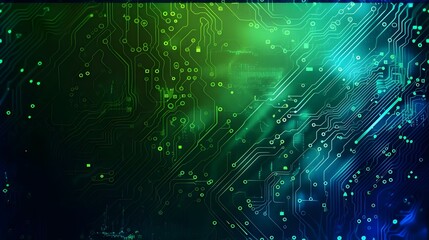 Digital Circuitry: Abstract Background with Intricate Patterns - Hand Edited Generative AI