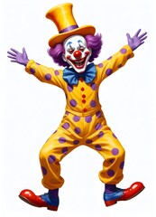 clown with a smile