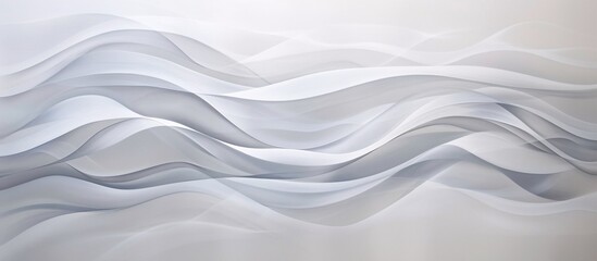 Wave of the Month White Waves in White Generative AI