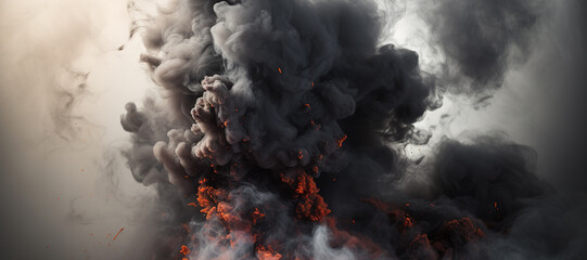 smoke explosion, gas, fog 36 - obrazy, fototapety, plakaty