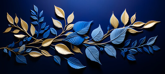 paper quilling leaf, ai generative
