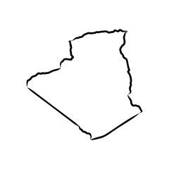 map of algeria. map concept Algeria map vector