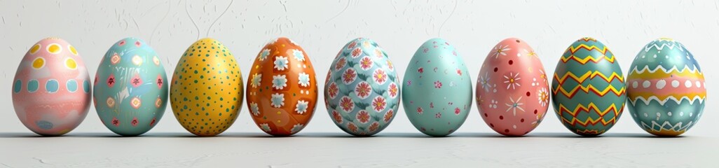 Vibrant Easter Eggs: Exquisite Designs in Various Styles