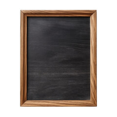 Blank blackboard in wooden frame