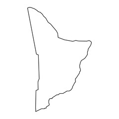 Yigo municipality map, administrative division of Guam. Vector illustration.