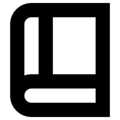 reading icon, simple vector design