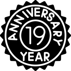 19th Anniversary Icon