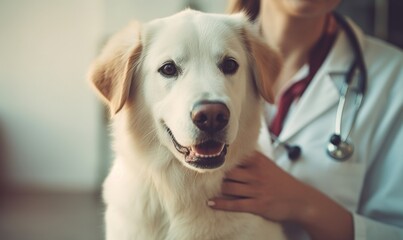 medicine pet care and people concept - close up 
