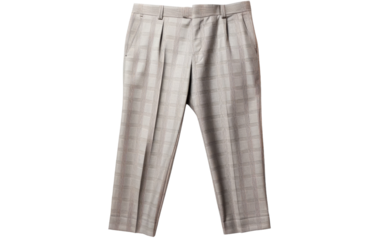 A pair of womens pants with a mesmerizing wave pattern