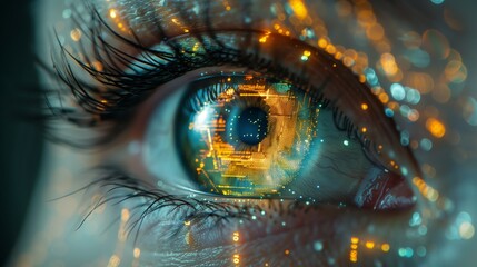 Breakthrough in Vision Restoration: Microchip Implantation in Human Eye
