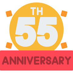 55th Anniversary Icon