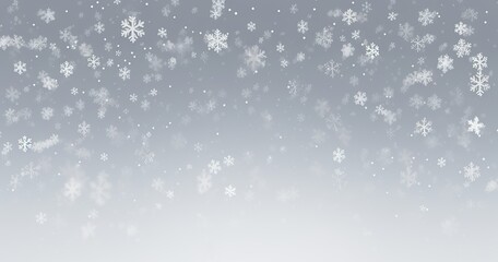 Snowflakes falling on transparent background vector illustration, snowfall effect with white and gray color --ar 128:67 --v 5.2 Job ID: 8340ed59-38a4-48a0-9412-35e27399fcc4
