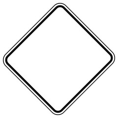 road sign icon, simple vector design
