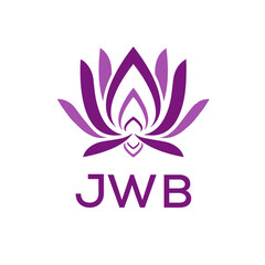 JWB  logo design template vector. JWB Business abstract connection vector logo. JWB icon circle logotype.
