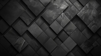 3d rendering dark abstract geometric background - obrazy, fototapety, plakaty