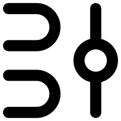 scroll icon, simple vector design