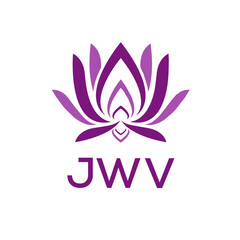 JWV  logo design template vector. JWV Business abstract connection vector logo. JWV icon circle logotype.
