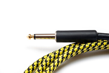 Jack cord for guitar and connection of various musical devices, pedals, amplifier and so on.