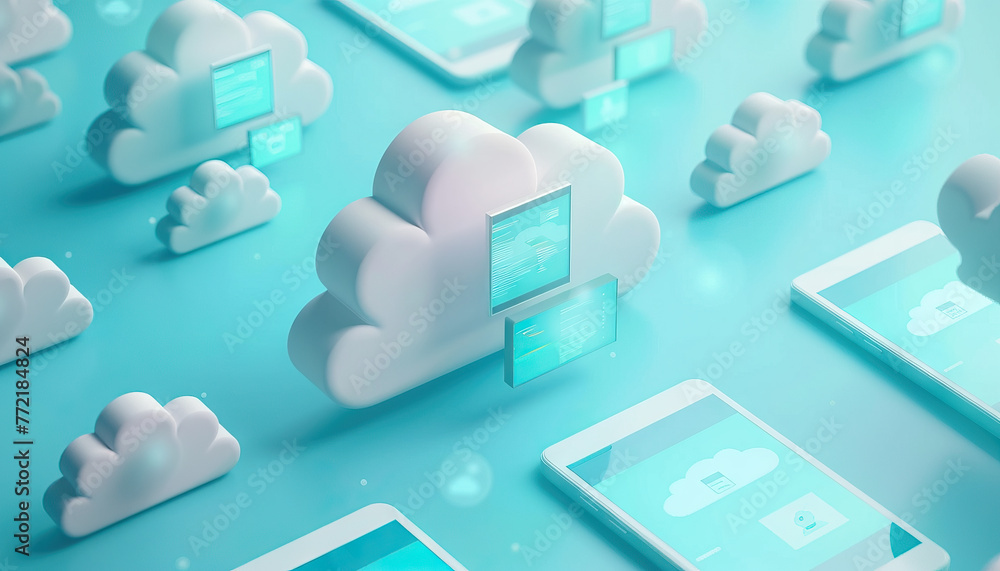 Aufkleber cloud computing: data storage and access across multiple devices