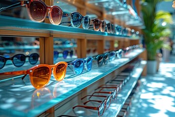 Sunglasses Boutique A boutique showcasing a variety of stylish sunglasses for every fashion taste
