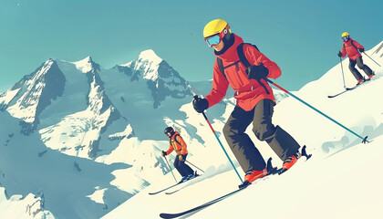 Alpine Adventure: Skiing and Snowboarding in the Swiss Alps