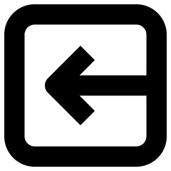 sign out icon, simple vector design