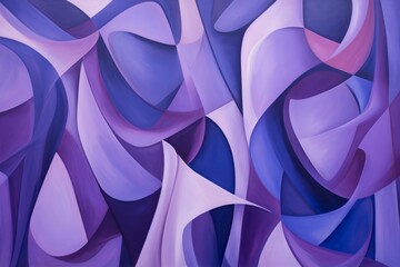 Hypnotic Purple abstract globe. Color magic effect. Generate Ai - obrazy, fototapety, plakaty