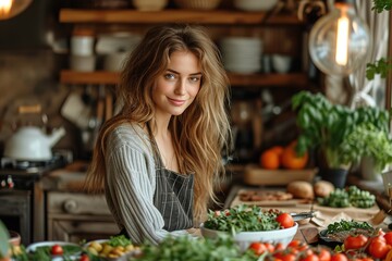 A dedicated nutritionist creating personalized dietary plans for clients
