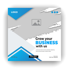Digital business marketing social media post & web banner corporate business marketing
social media post and web design template