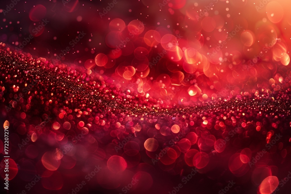 Poster a dazzling, shimmering abstract background adorned with sparkling bokeh lights, perfect for festive 
