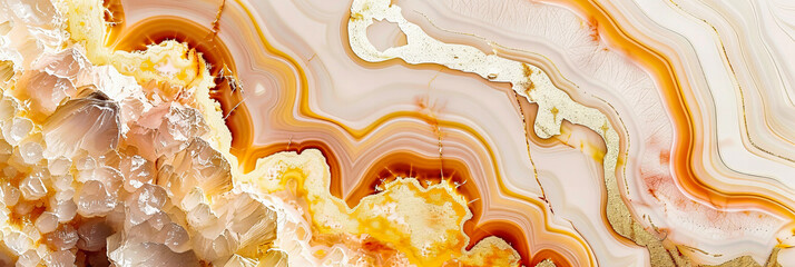 Natures Palette: A Textured Background of Bright Agate Patterns, Showcasing the Artistic Splendor of Geology and Mineral Beauty