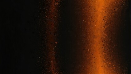 Fototapeta na wymiar Dynamic Contrast Vibrant Orange and Black Gradient Background with Grainy Texture for Web Banner