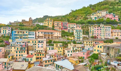 Fototapeten  the first of the five villages in the national park of "Cinque Terre" in Liguria - Italy © marako85