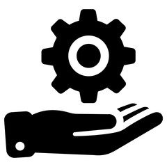 support icon, simple vector design