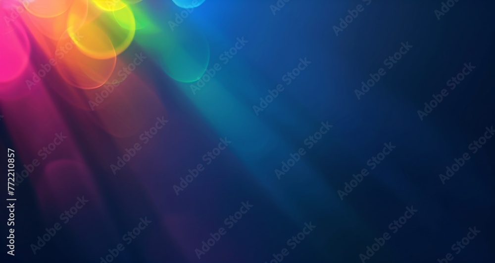Aufkleber glowing colors in the dark a vibrant display of light generative ai