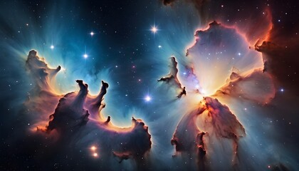 Fototapeta premium fire in the sky