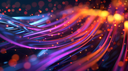 optical fiber, network line, colorful, digital, cable, 