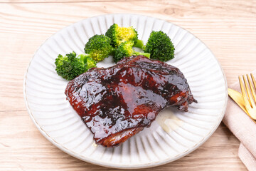 鶏もものはちみつ煮（鶏ももチャーシュー）