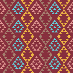 ethnic pattern design , Geometric ethnic textile